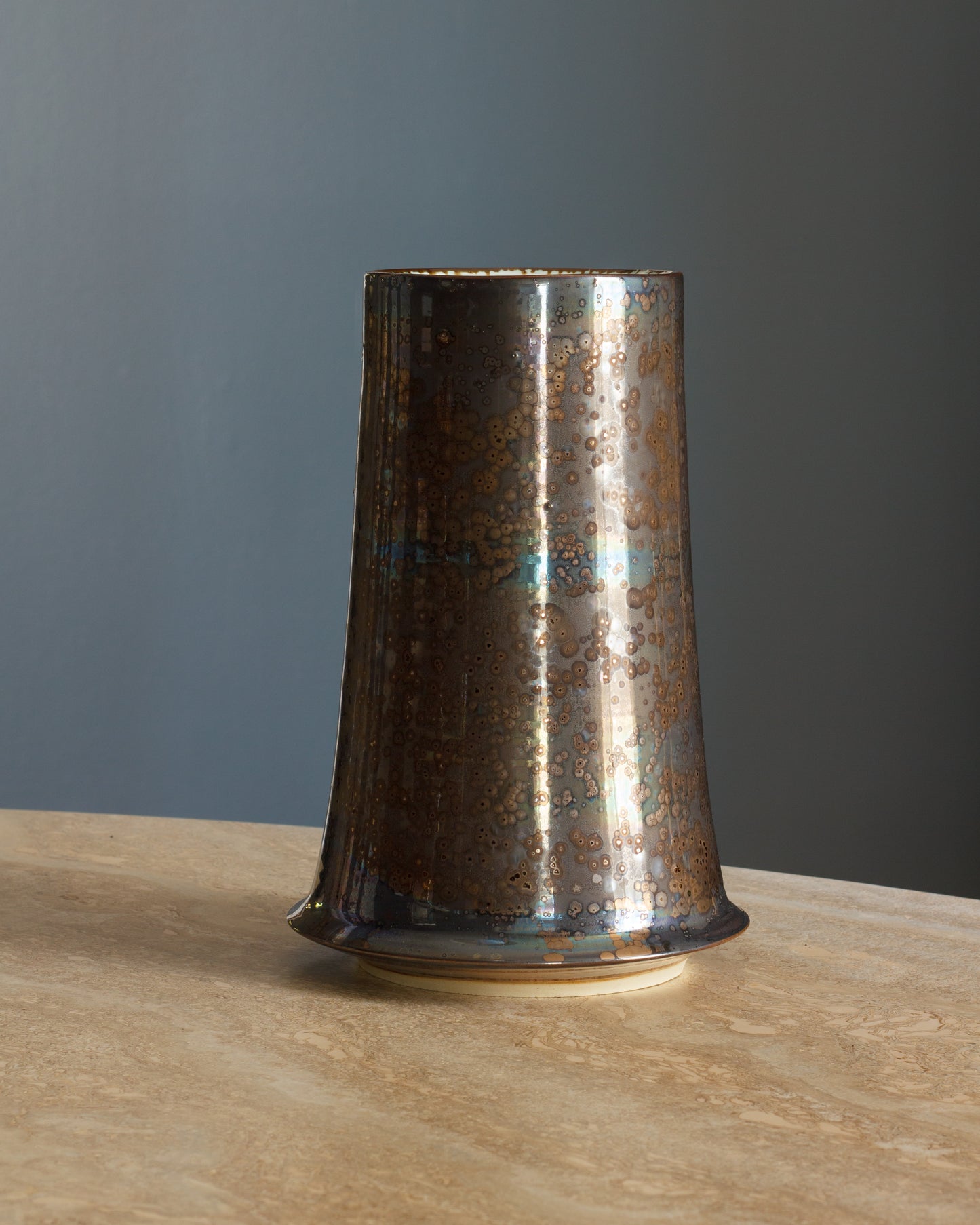Patina Silver Vase