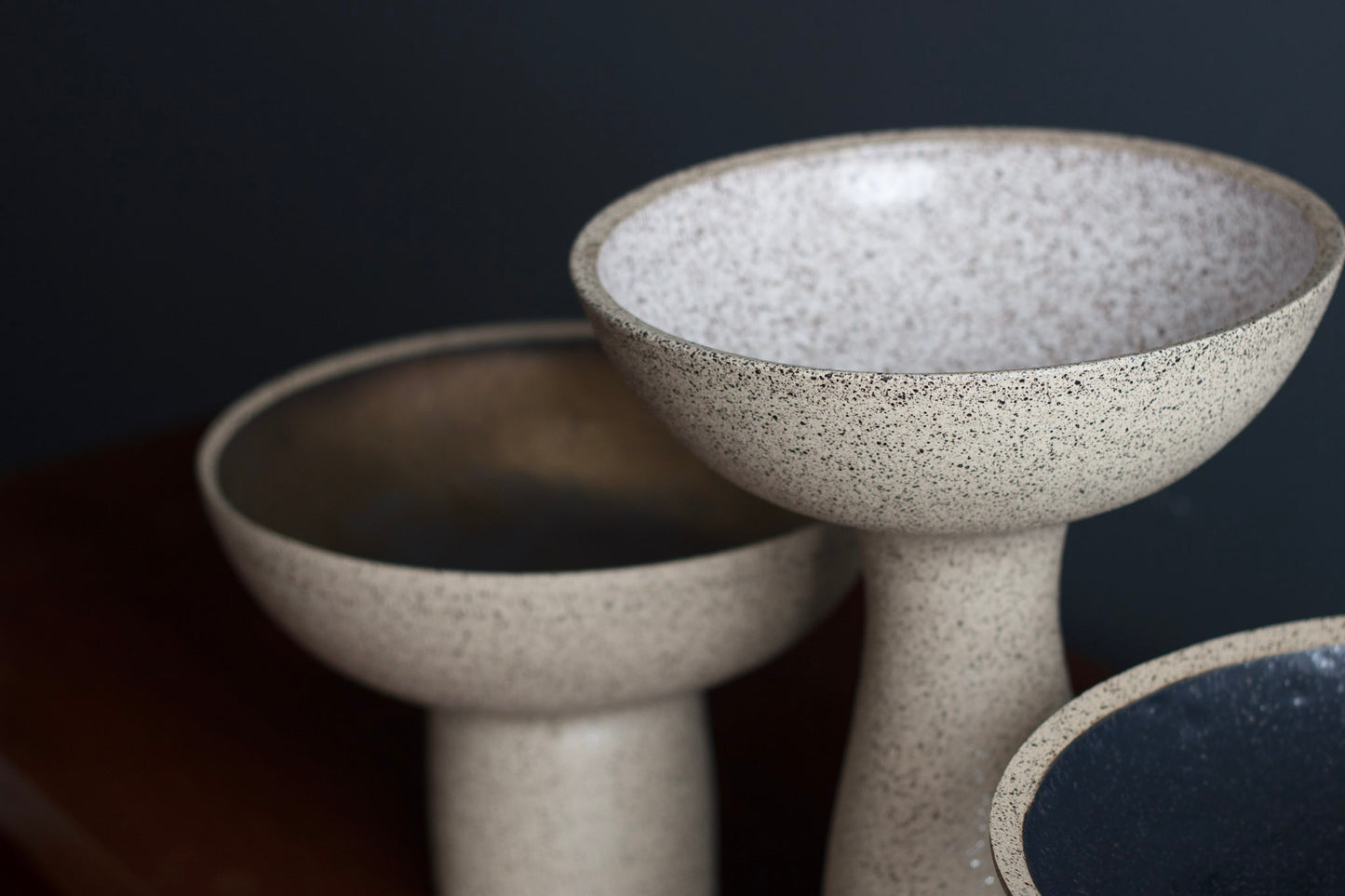 Pedestal Bowl - White