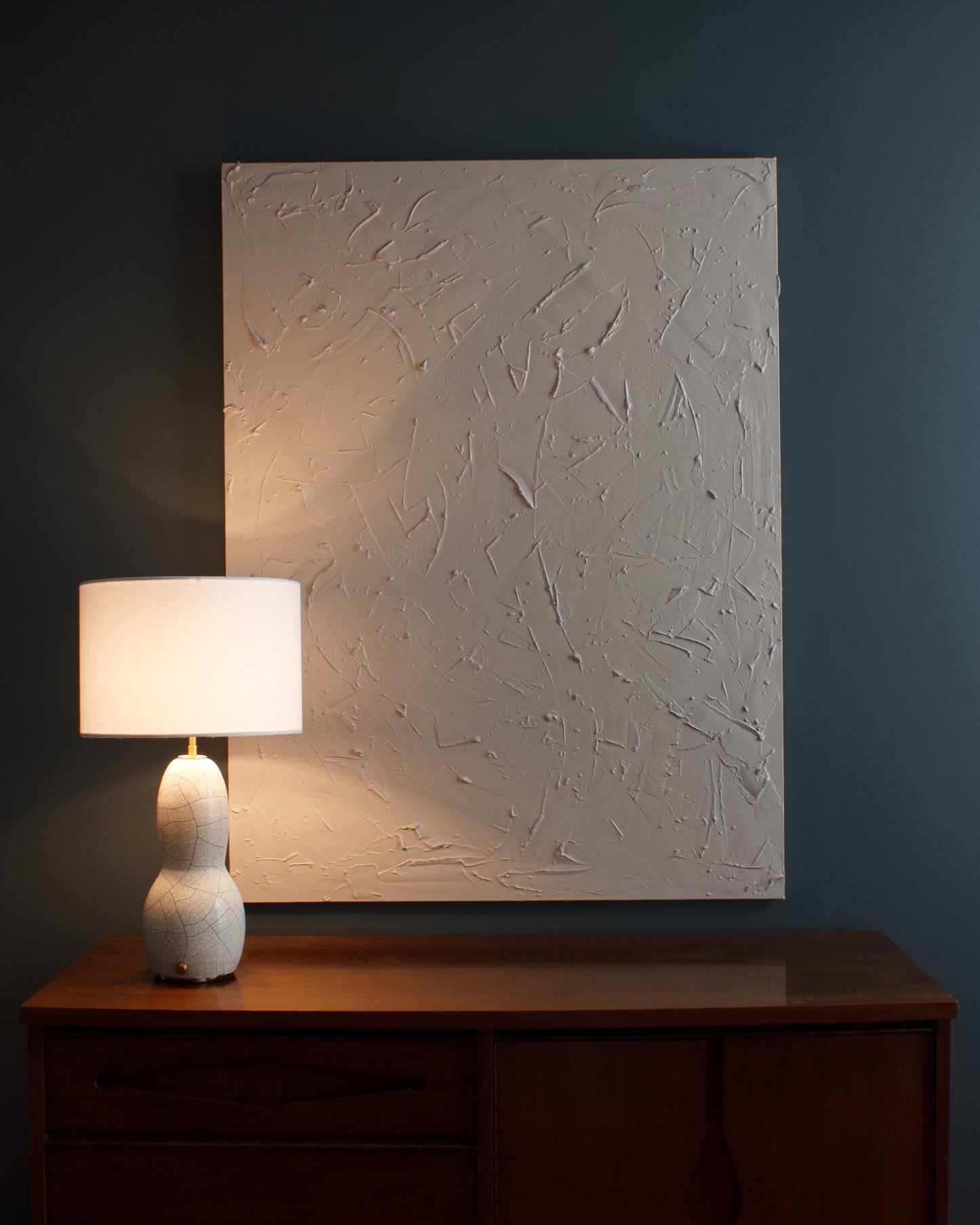 Crackled Raku Lamp