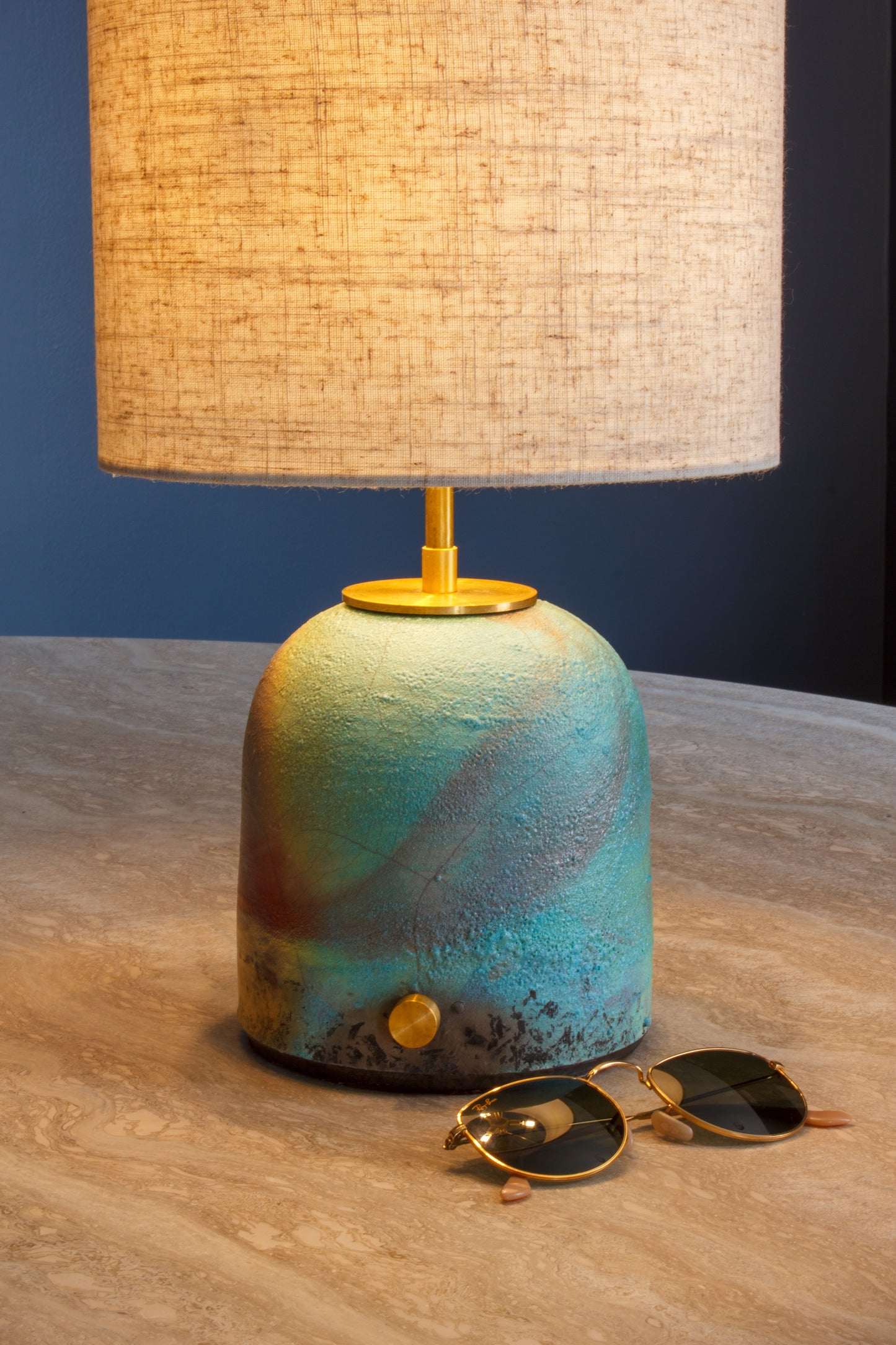 Raku Table Lamp