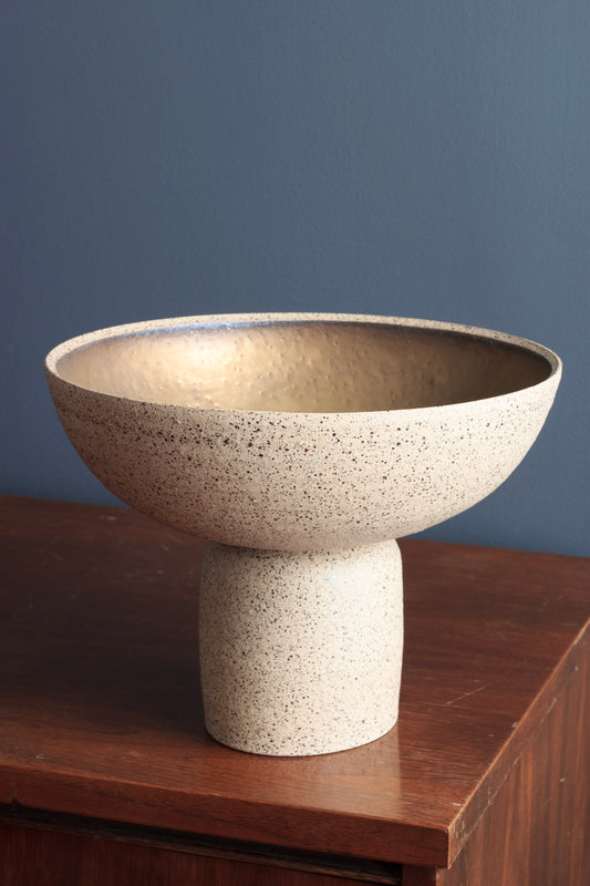 Pedestal Bowl - Gold