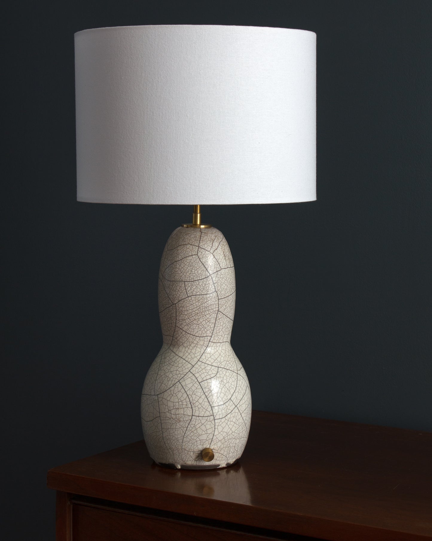 Crackled Raku Lamp
