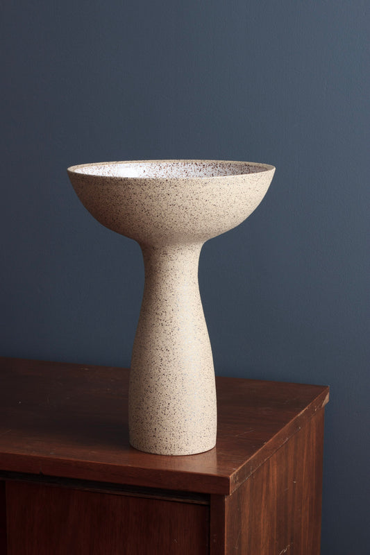 Pedestal Bowl - White