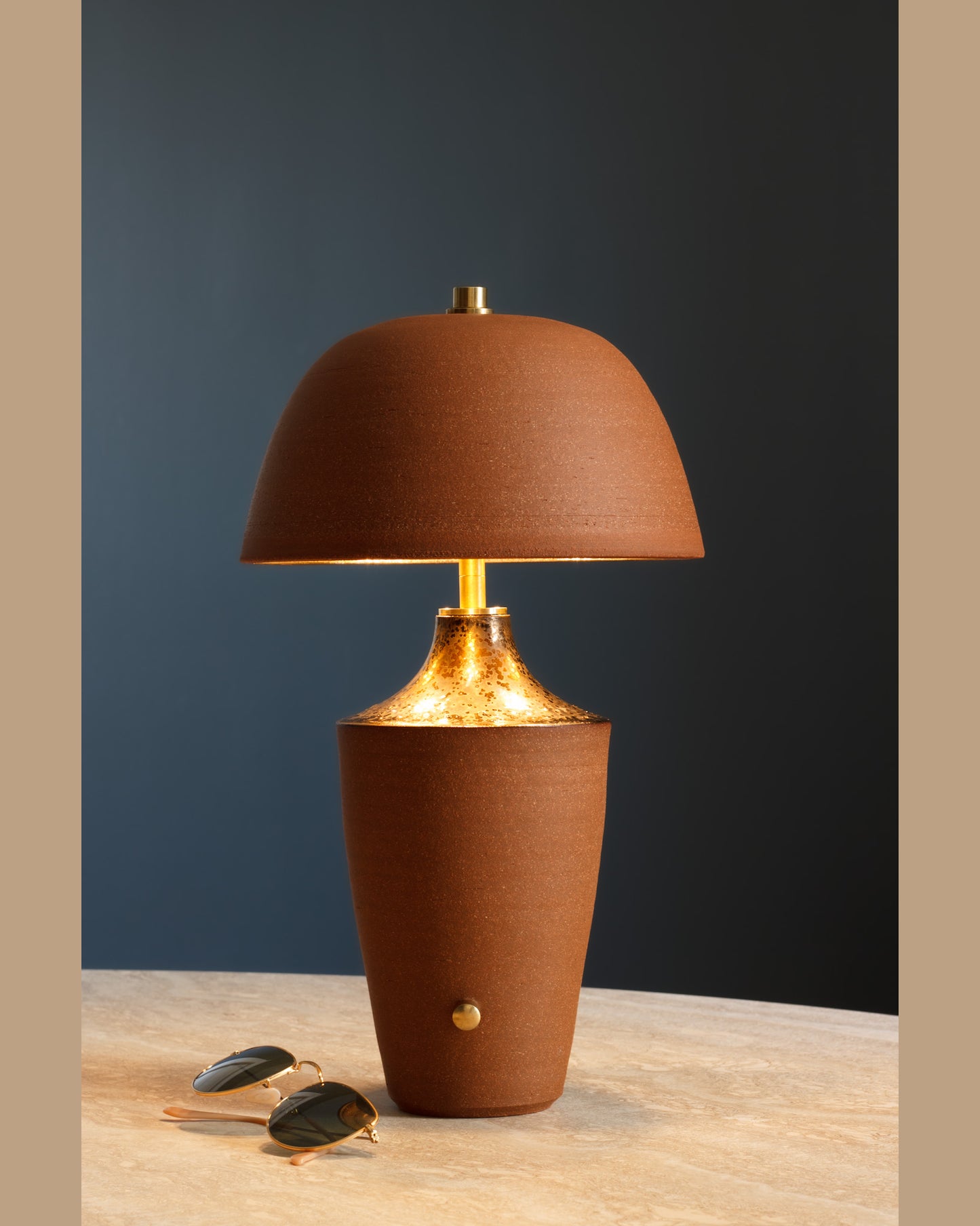 Red Gold Reflection Lamp