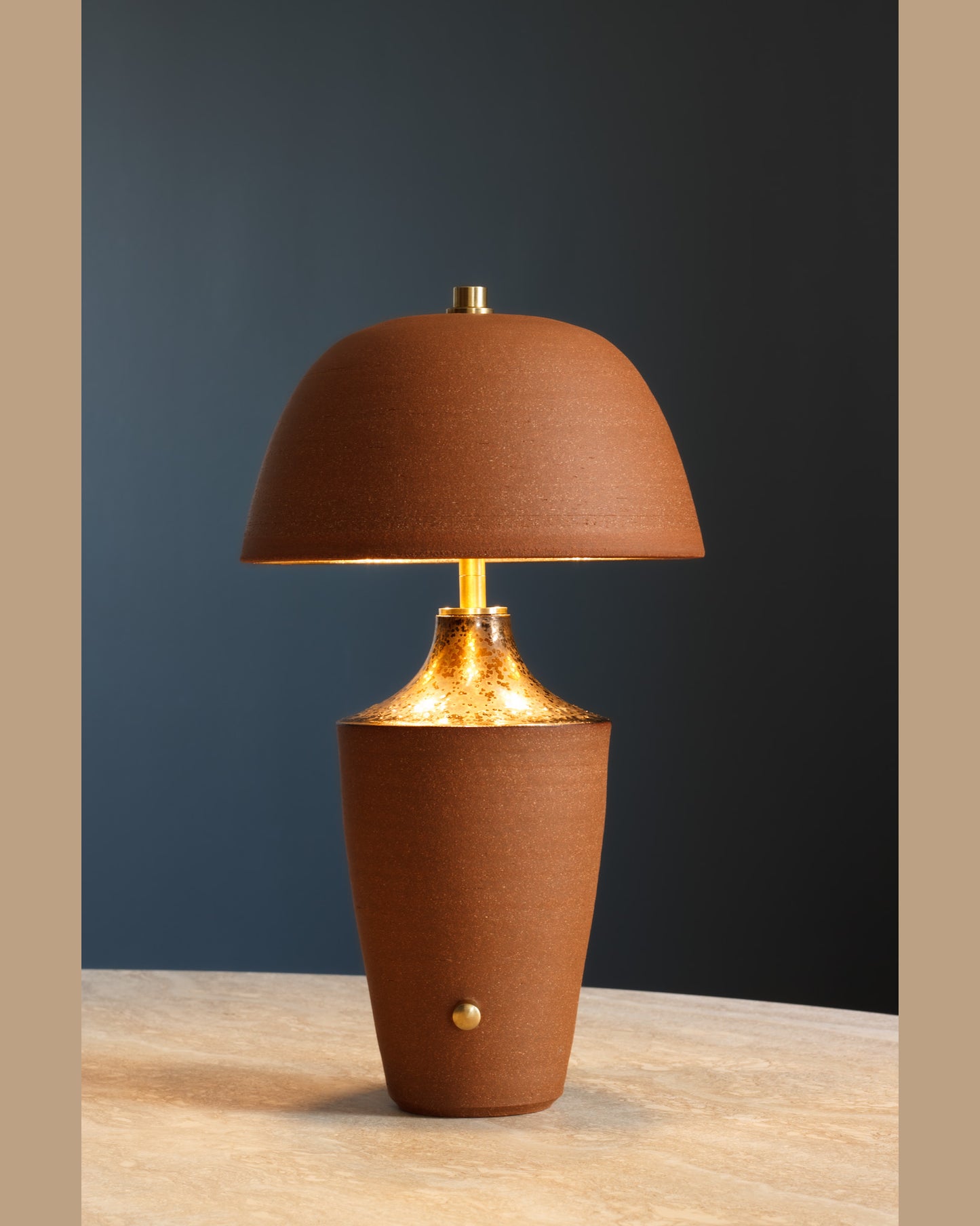 Red Gold Reflection Lamp