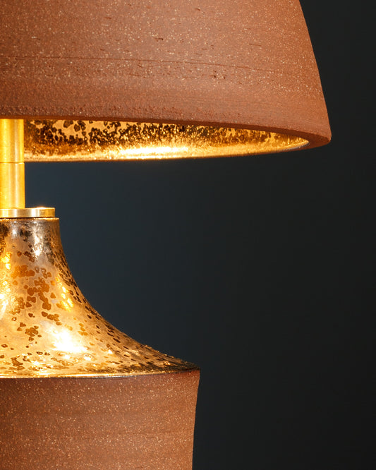 Red Gold Reflection Lamp